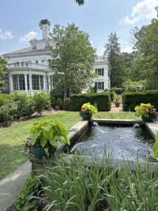 Raised Fountain by Mansion - gp