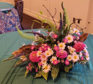 Tree Symposium Food Table Arrangement